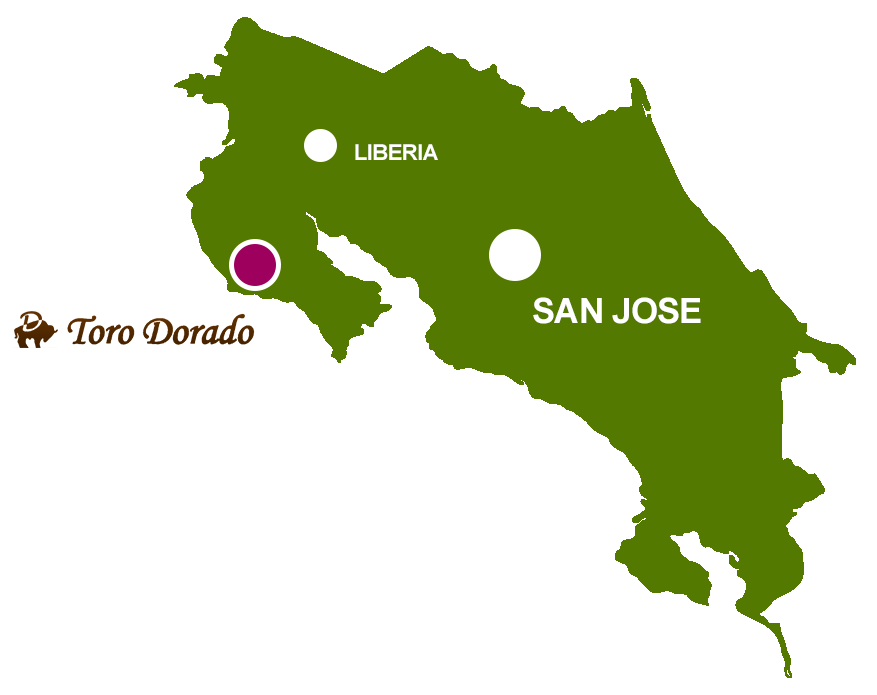Location of Toro Dorado Luxury Retreat